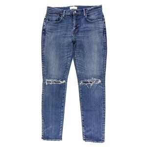 Moussy Vintage Jeans Mens Dearborn Skinny Distressed Denim Size 33x30 Japan